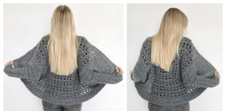 Square Shrug Free Crochet Pattern - Lace #Cardigan; #Crochet; Free Patterns