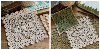 Sylvanweave Lace Square Crochet Free Pattern- Decorative #Doily; Free #Crochet; Patterns