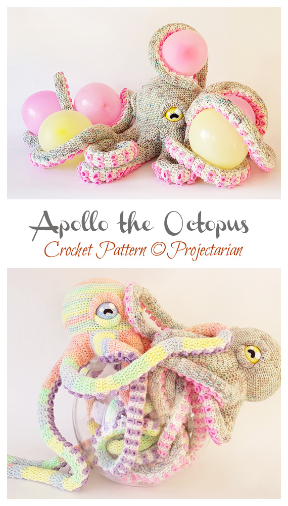 Amigurumi Giant Apollo the Octopus Crochet Patterns