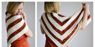Mindfulness Shawl Crochet Free Pattern