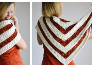 Mindfulness Shawl Crochet Free Pattern