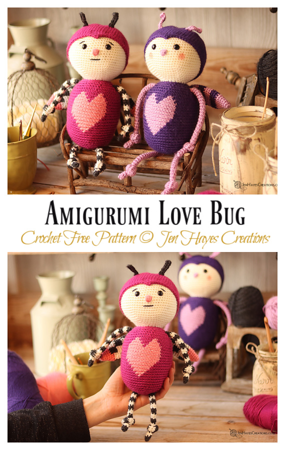 Amigurumi Love Bug Crochet Free Pattern