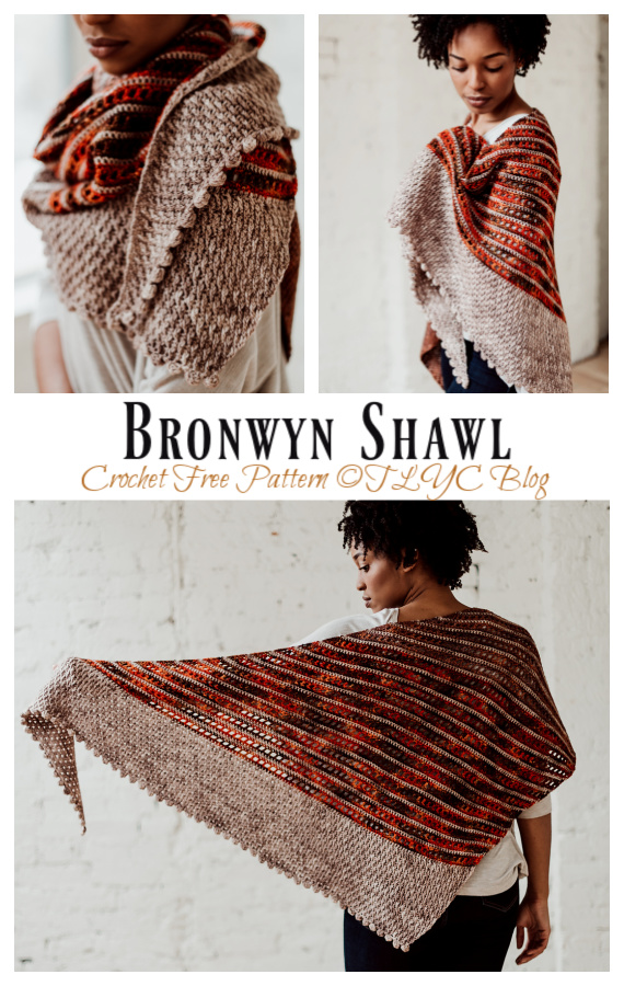 Bronwyn Shawl Crochet Free Pattern