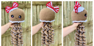 Amigurumi Gingerbread Jellyfish Crochet Free Pattern