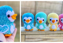 Amigurumi Hearty Penguin Crochet Free Pattern