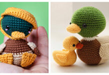 Amigurumi Mallard Duck Crochet Patterns