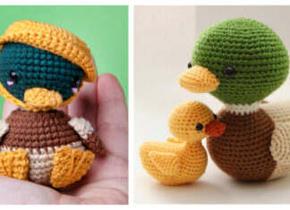Amigurumi Mallard Duck Crochet Patterns