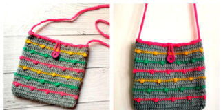 Bobbles Sling Bag Crochet Free Pattern [Video]