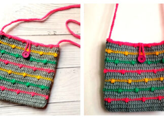 Bobbles Sling Bag Crochet Free Pattern [Video]