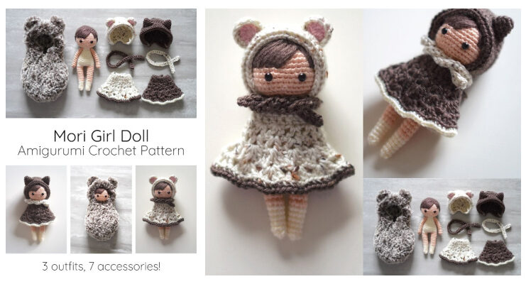 Amigurumi Mori Girl Doll Crochet Free Pattern