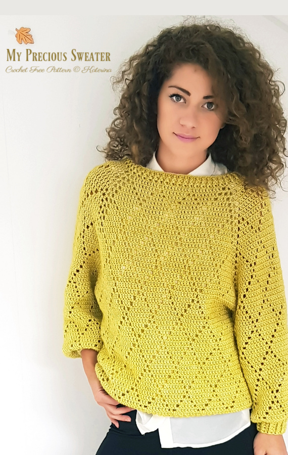 My Precious Sweater Crochet Free Pattern - Crochet & Knitting