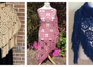 Queen of the Seas Shawl Crochet Free Pattern