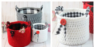 Mountain Lodge Basket Crochet Free Patterns