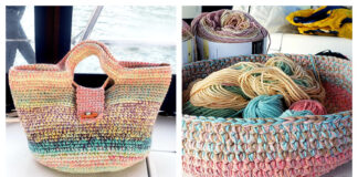 Stashbuster Project Bag Crochet Free Pattern