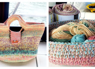 Stashbuster Project Bag Crochet Free Pattern