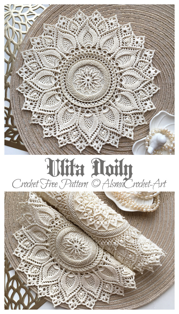 Ulita Doily Crochet Free Pattern