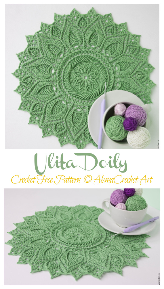 Ulita Doily Crochet Free Pattern