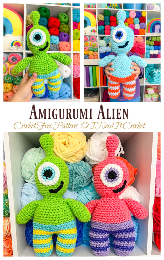 Amigurumi Alien Crochet Free Pattern