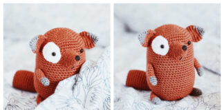 Amigurumi Tom the Little Fox Crochet Free Pattern