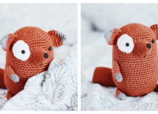 Amigurumi Tom the Little Fox Crochet Free Pattern