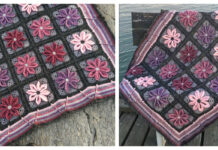 Autumn Aster Blanket Crochet Free Pattern