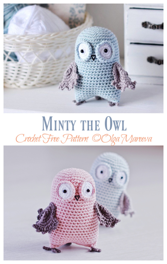 Amigurumi Minty the Owl Crochet Free Pattern