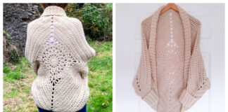 Dream Catcher Cardigan Crochet Free Pattern