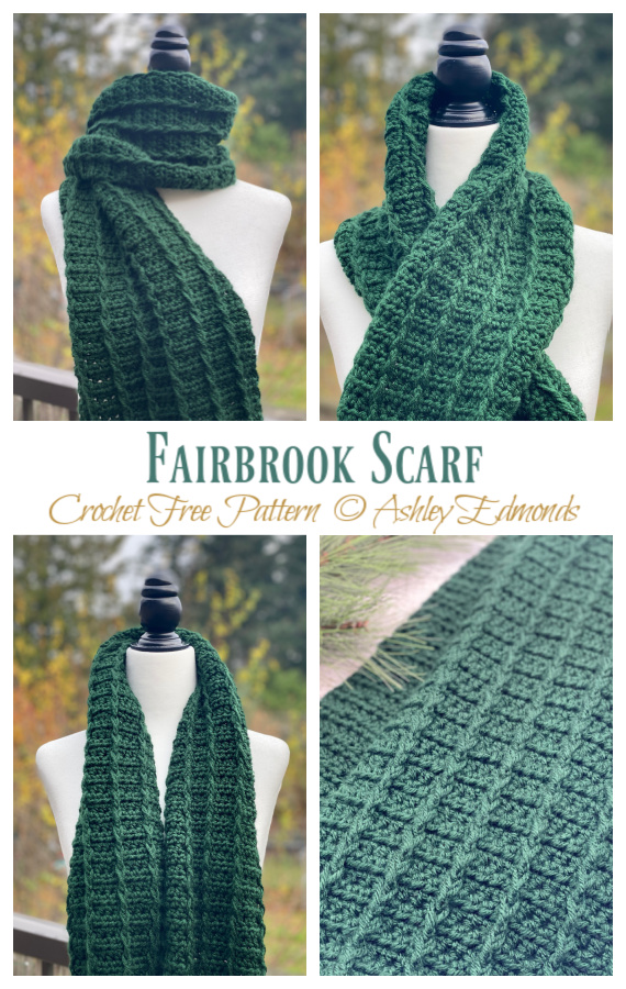 Fairbrook Scarf Crochet Free Pattern
