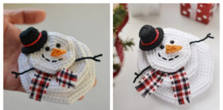 Marvin the Melted Snowman Crochet Free Pattern