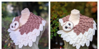 Barn Owl Wrap Crochet Pattern