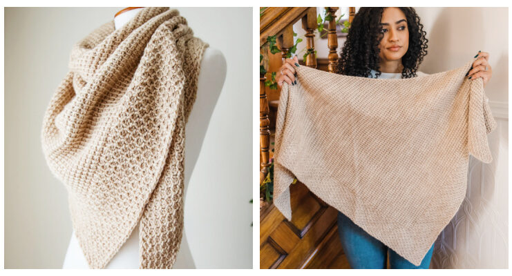 Lamia Wrap Shawl Crochet Free Pattern