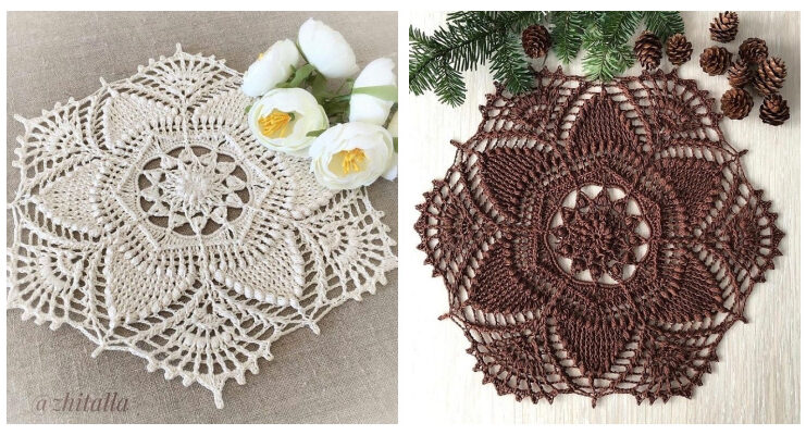 Tiara Lace Doily Crochet Free Pattern