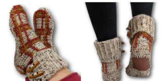 Turkey Trot Slippers Crochet Free Pattern