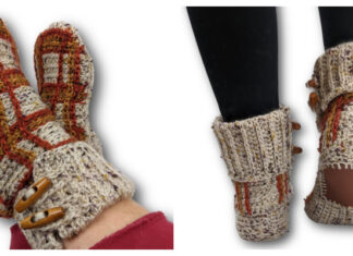 Turkey Trot Slippers Crochet Free Pattern