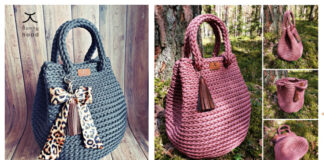 Dew Drop Bag Crochet Free Pattern [Video]