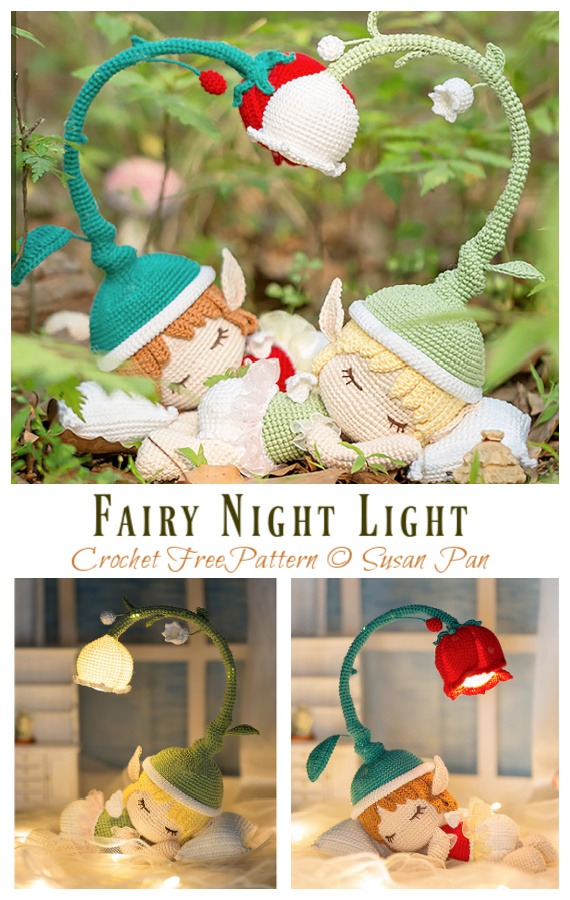 Fairy Night Light Crochet Free Pattern