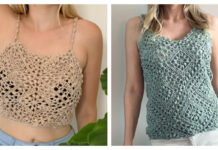 Tulip Square Tank Tops Crochet Free Patterns