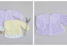 Angel Top & Matinee Jacket Crochet Free Pattern