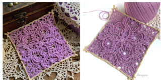 Eramyst Lace Square Crochet Free Pattern