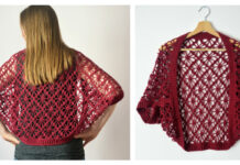Meadow Lace Shrug Crochet Free Pattern