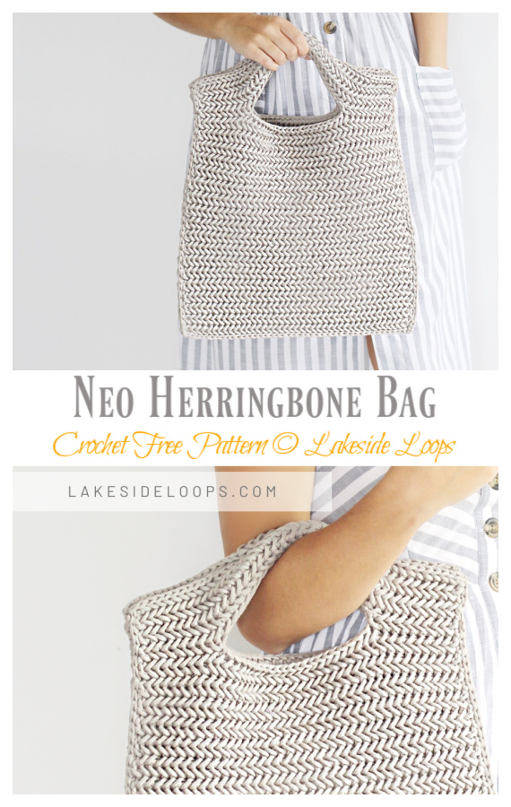 Neo Herringbone Bag Crochet Free Pattern