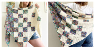 Pixel Perfect Shawl Crochet Free Pattern