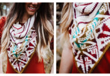 Prism Triangle Cowl Crochet Free Pattern