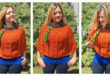 Pumpkin Patch Poncho Crochet Free Pattern