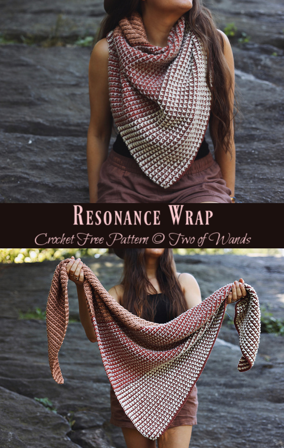 Resonance Wrap Crochet Free Pattern