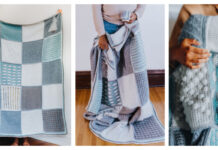 Tunisian Holiday Sampler Blanket Crochet Free Pattern