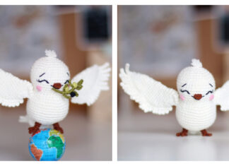 Amigurumi Dove Bird Crochet Free Patterns