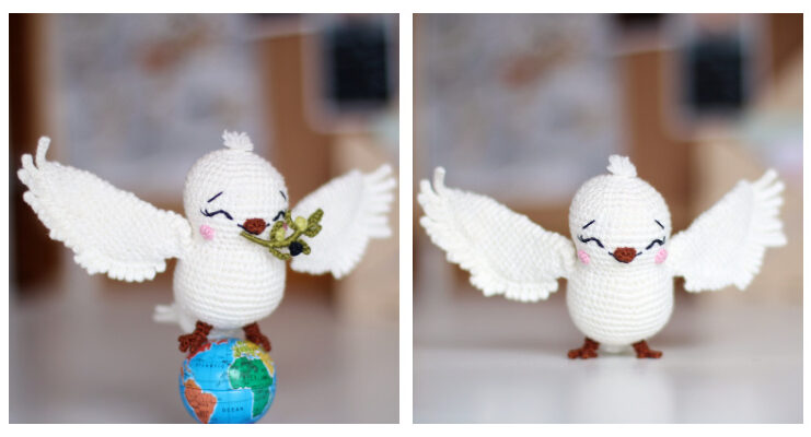 Amigurumi Dove Bird Crochet Free Patterns