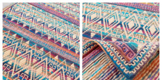 Ancient Stories Mosaic Blanket Crochet Pattern
