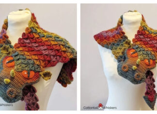 Dragon Scarf Crochet Pattern